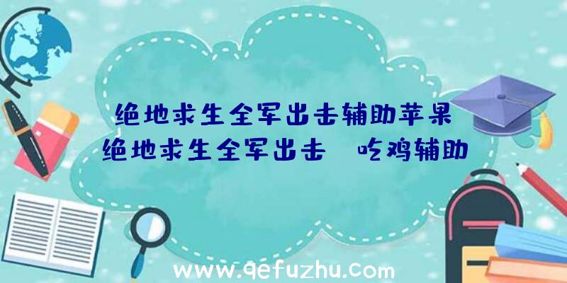 「绝地求生全军出击辅助苹果」|绝地求生全军出击pc吃鸡辅助